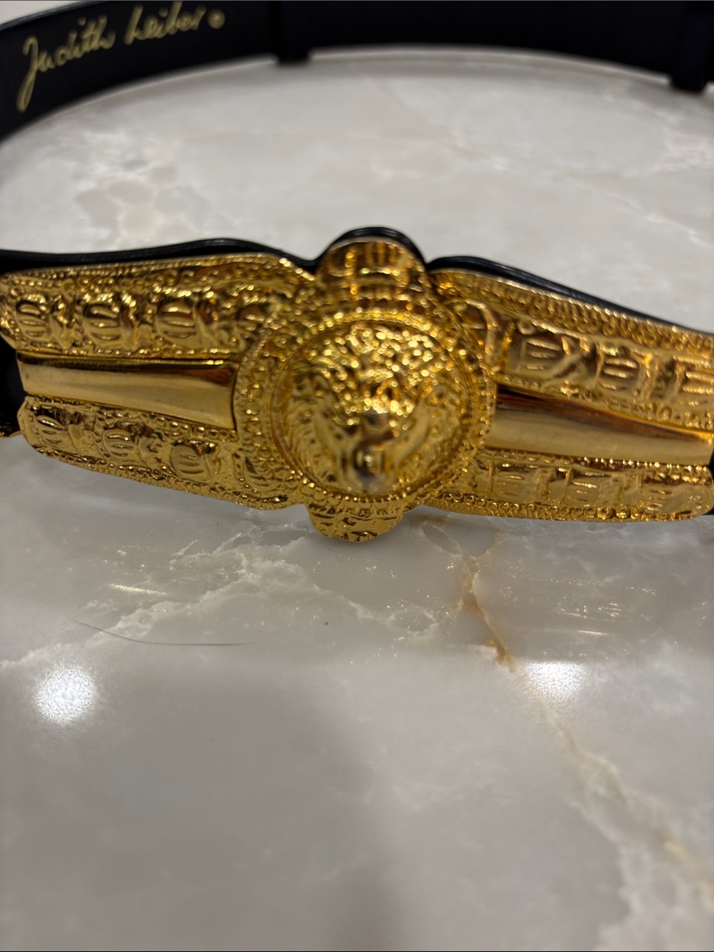 Vintage Judith Leiber Lion Cinch Belt - Picture 4 of 5